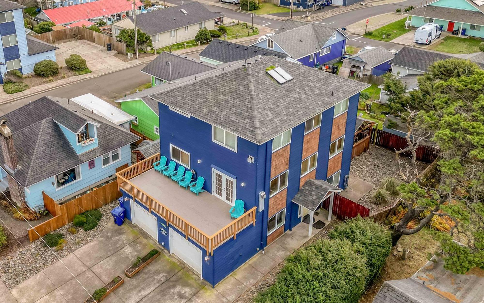The Blue Crab Villa Lincoln City Bagian luar foto