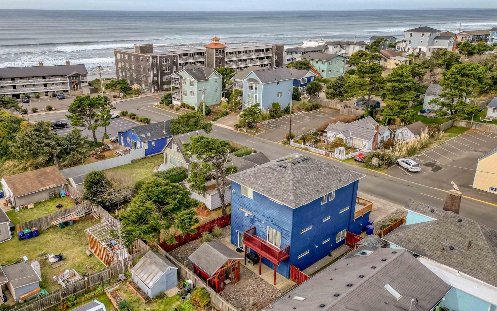 The Blue Crab Villa Lincoln City Bagian luar foto