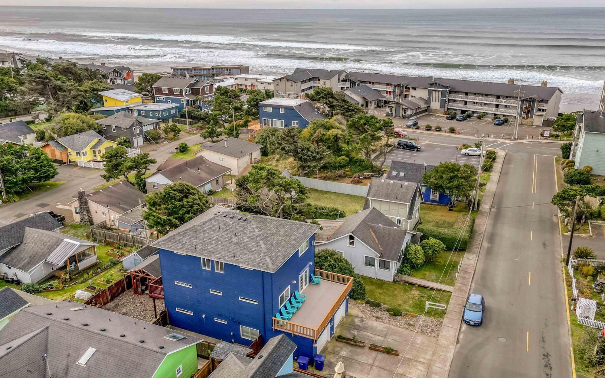 The Blue Crab Villa Lincoln City Bagian luar foto